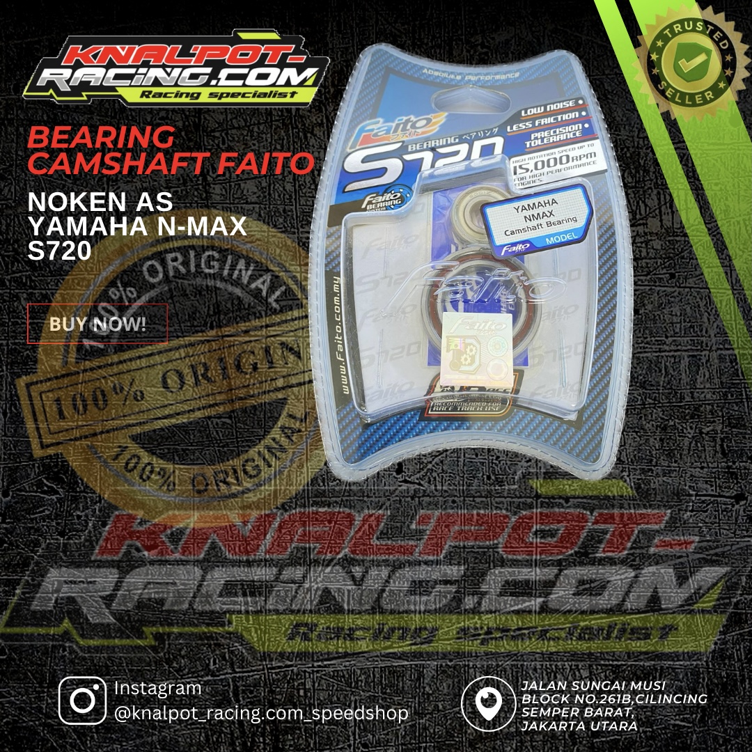 BEARING CAMSHAFT NOKEN AS YAMAHA NMAX S720